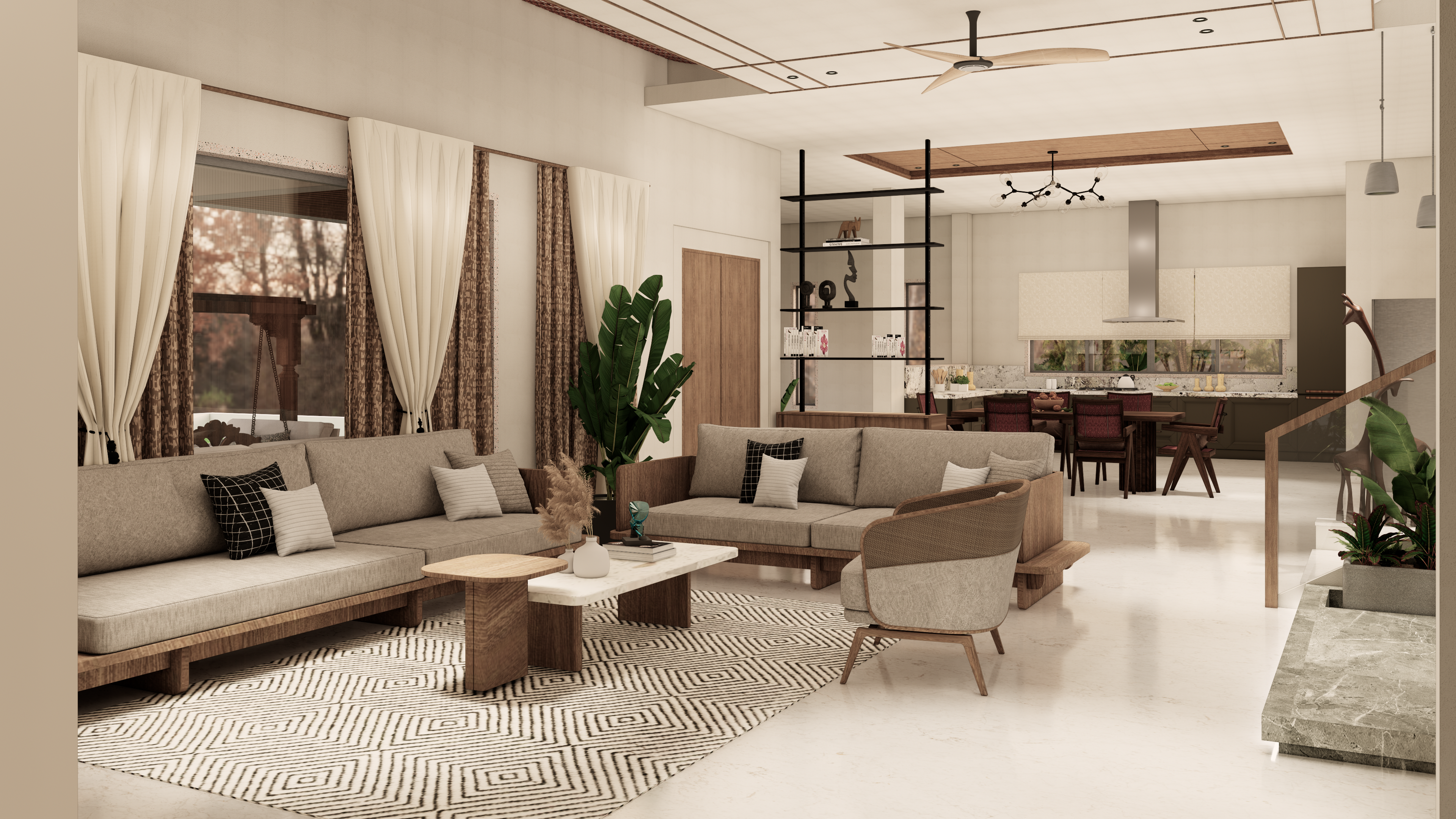 Villa Taru Balcony View